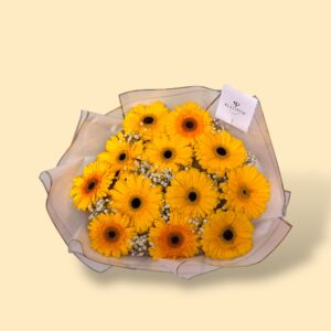 Bouquet de gerberas amarillas